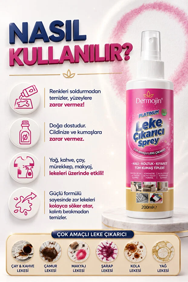 Platinum Çok Amaçlı Leke Çıkarıcı 200 ml Platinum Çok Amaçlı Leke Çıkarıcı 200 ml